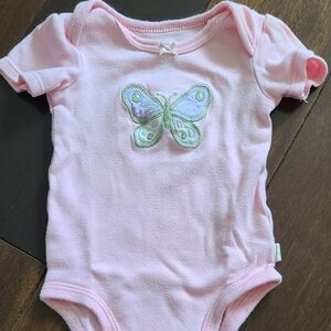 Pink Butterfly Kids One Piece